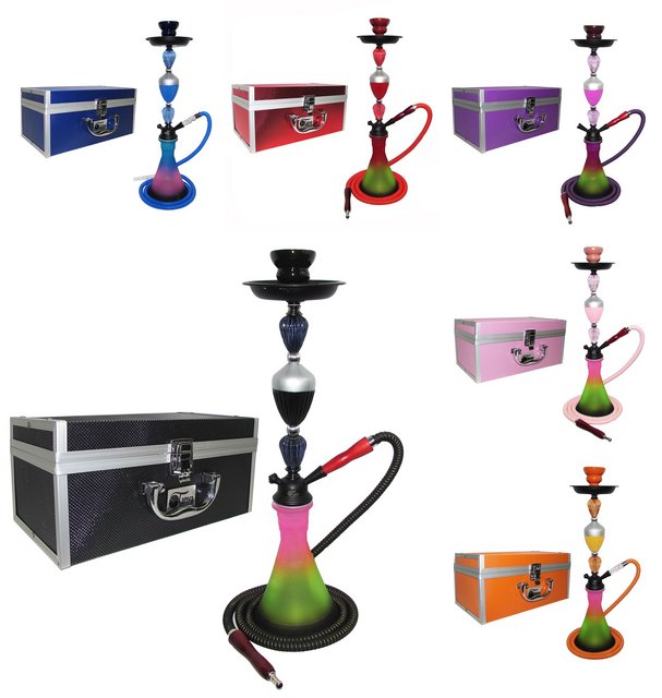 TANYA CLEAR SKY HOOKAH 2 HOSE WITH TRAVELING CASE LARG